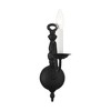 Livex Lighting Williamsburgh 1 - Light Wall Light in  Black - 2 of 4