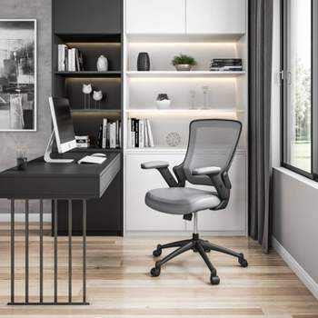 Mid - Back Mesh Task Office Chair with Height Adjustable Arms - Techni Mobili