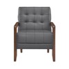NicBex Modern Accent Chair Upholstered Living Room Chair Button-Tufted Fabric Armchair Comfy Chair Lounge Chair for Bedroom - 2 of 4