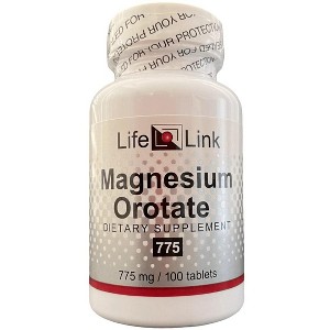 Magnesium Orotate 775mg by LifeLink  -  100 Tablet - 1 of 1