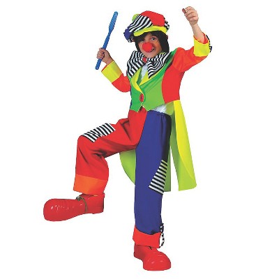 Halloween Express Boys' Spanky Stripes Clown Costume