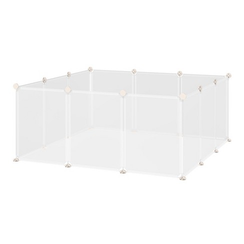 White puppy outlet playpen