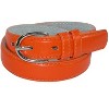 CTM Kid's Leather 1 inch Basic Dress Belt (Pack of 2) - 4 of 4