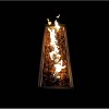 Rectangular Steel Outdoor Fire Pit Table with Stainless Steel Burner and Propane/Natural Gas Capability - 4 of 4