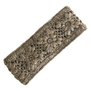 Flower Crochet Headband-SOLIDS_ Nirvanna Designs - 1 of 4