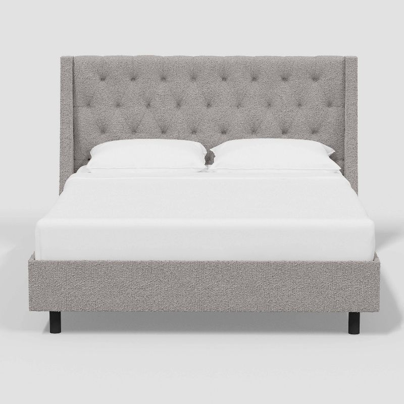 Gilford Wingback Platform Bed in Boucle - Threshold™, 3 of 6