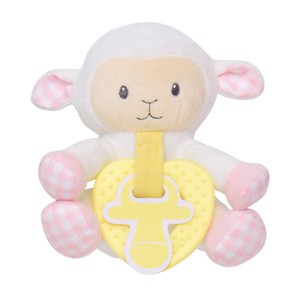 Magic Years 5" Lamb Activity Paci Pal on Header Card Teether - 1 of 2