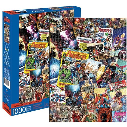 Aquarius Puzzles Marvel Avengers Comic Collage 1000 Piece Jigsaw Puzzle :  Target