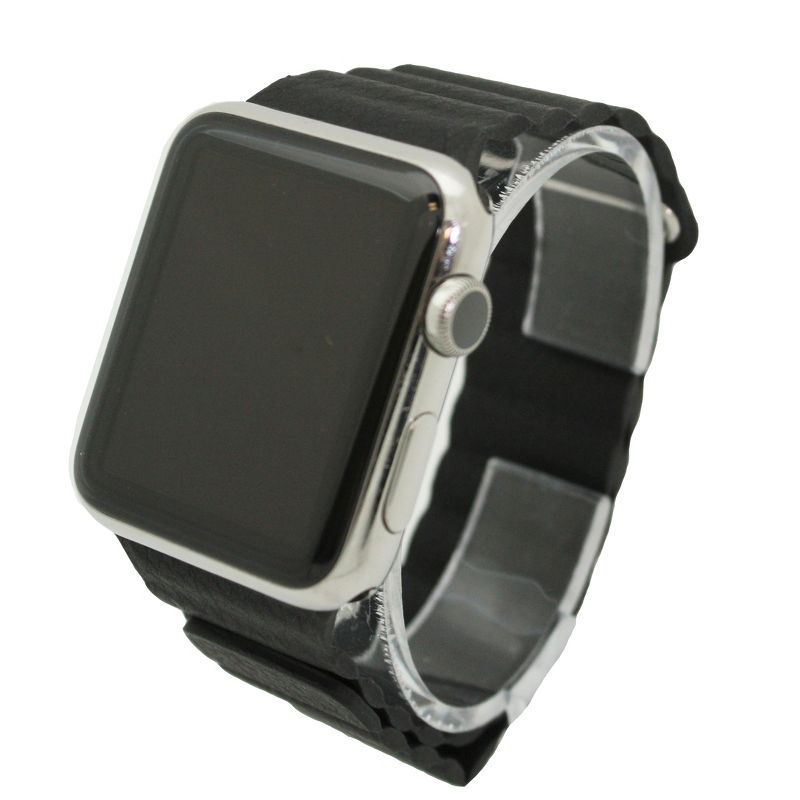 Olivia Pratt Unisex Magnetic Leather Apple Watch Band, 4 of 7
