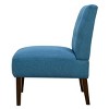 TopComfy Accent Chairs Modern Chair Dining Chair Armless Lounge Chair Comfortable Chair Decoration Chair for Living Room, Blue, 21"*29.13"*34.25" - 3 of 4