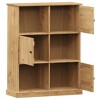 vidaXL Bookcase 6-Cube Storage Display Shelf Bookcase VIGO Solid Wood Pine - 4 of 4