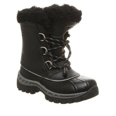 Bearpaw Kids' Kelly Boots | Black/gray | Size 5 : Target