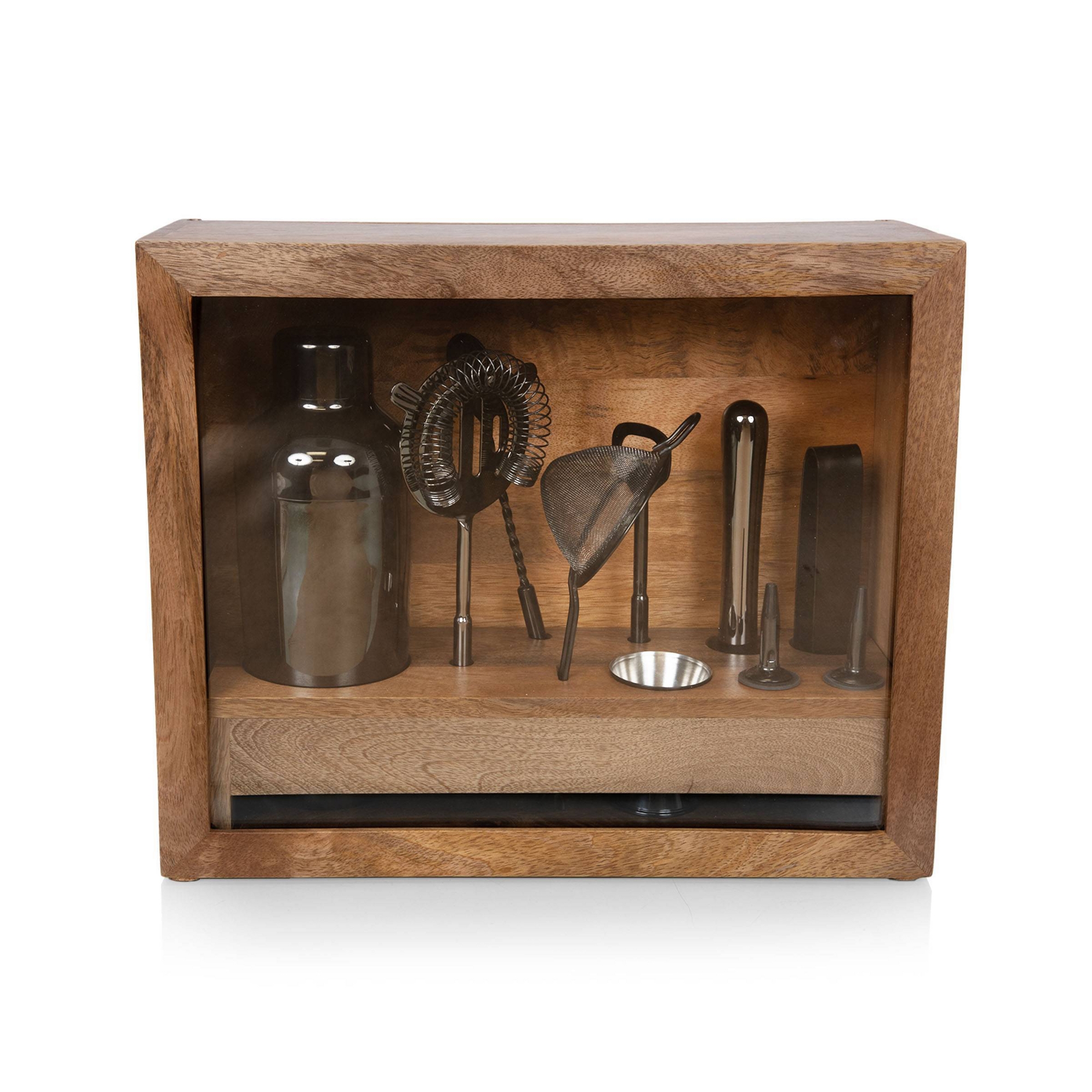 Legacy Mango Wood Old Fashioned Bar Set