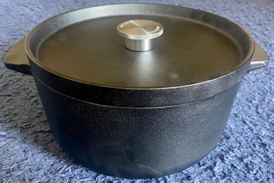 Kitchenaid 6qt Enameled Cast Iron Induction Dutch Oven Blue Velvet : Target