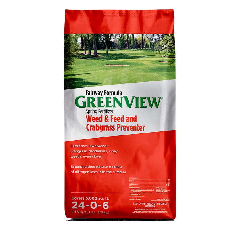 GreenView Fairway Formula Weed & Crabgrass Lawn Fertilizer For All Grasses 5000 sq ft, 1 of 2