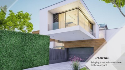 12 Pack 20" x 20" Green Artificial Boxwood Panels