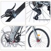 Infurnic Bicycles, Hybrid bike with 7-speed, City Bicycle For men women, Gold, 68.8"*25.5"*39.9" - 3 of 4