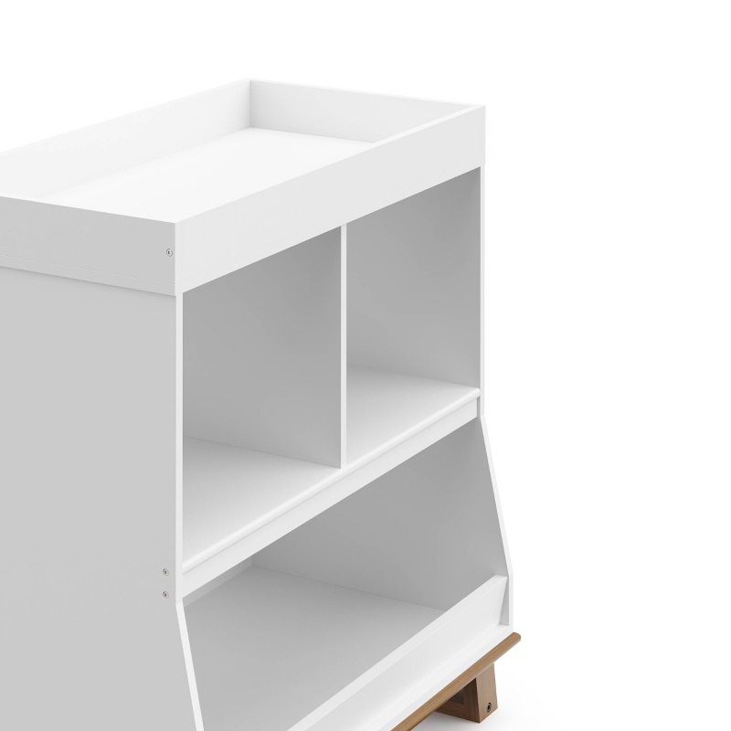 Storkcraft Modern Convertible Changing Table and Bookcase, 5 of 18