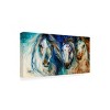 Trademark Fine Art -Marcia Baldwin '3 Wild Appaloosa Horses' Canvas Art - 3 of 4