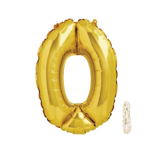 1ct 34 Number 0 Balloon Spritz Target