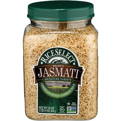 RiceSelect Brown Jasmati Rice - Case of 4 - 30 oz