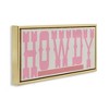 Stupell Industries Howdy Pink Text, 15" x 31" - 3 of 4