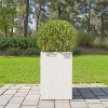 Christopher Knight Home Jaron Patio Modern Handcrafted Lightweight Concrete Planter Box - 2 of 4