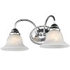 Livex Lighting Edgemont 2 - Light Vanity in  Polished Chrome - 3 of 4