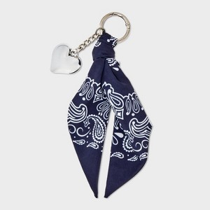 Bandana and Heart Bag Charm - Universal Thread™ - 1 of 2