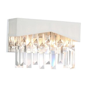 CWI Lighting Havely 2 Light Wall Sconce With Chrome Finish - 1 of 4