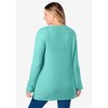 Woman Within Ultra Soft Waffle Thermal Sweatshirt - 3 of 4