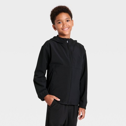 Куртка All In Motion Versatility Fleece Jacket для мальчиков, цвет: Чёрный