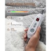 Heated Blanket Throw, Waffle Weave Electric Throw Blanket Fast Heating with LCD Controller, 6 Heat Levels & 4 Hour Auto Shut Off,  Machine Washable - 4 of 4