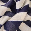 The Marina - Navy and White Lightweight Scarf by Youzey - 4 of 4