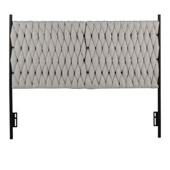 Braided Matisse Polyester/Metal Headboard - LumiSource