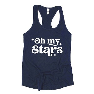 Simply Sage Market Women's Oh My Stars Bold Racerback Tank - 1 of 4