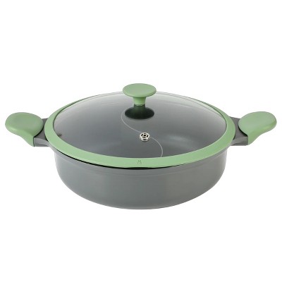 Kenmore Theodore 6.5 Quart Nonstick Cast Aluminum Divided Hot Pot