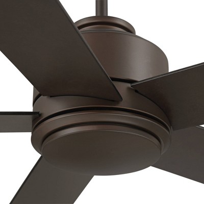 Grand Palm 52" Oil Rubbed Bronze Metal and Wood Ceiling Fan with LED Light