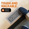 Basketweave Floor Register Vent with Mesh Cover Trap - 4 of 4