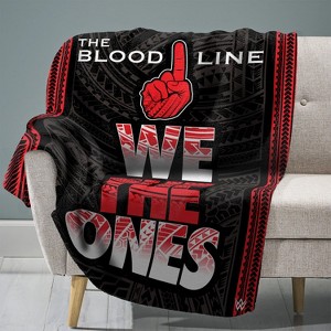 Sleep Squad WWE Bloodline 60 x 80 Raschel Plush Blanket - 1 of 4