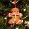 Gloria Duchin Clay Glitter Gingerbread Boy Tree Ornament - 4 of 4