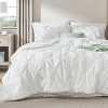 Bedsure Comforter Set – Solid Diamond Pintuck Design Bedding, Elegant and Soft Bed in a Bag for All Seasons - 2 of 4
