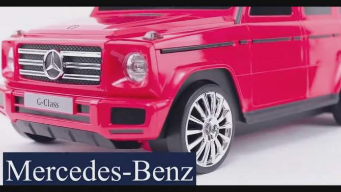 Best Ride On Cars Mercedes G Class Stylish Large Suitcase Ride On Vehicle, 2 of 8, play video