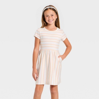 NAME IT Nitetaxi Vestitino In Jersey Di Cotone Per Bambine E Ragazze: Manica Lunga, Gonna Svasata, Mini