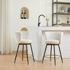 APRILSOUL  26.38"Counter Height Bar Stools Set of 2, 360¡ã Swivel Upholstered Barstools - 2 of 4