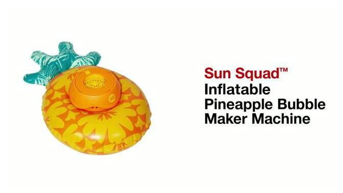 Inflatable Pineapple Bubble Maker Machine - Sun Squad&#8482;, 2 of 8, play video