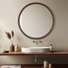 WallBeyond Wooden Round Wall Mirror - 4 of 4