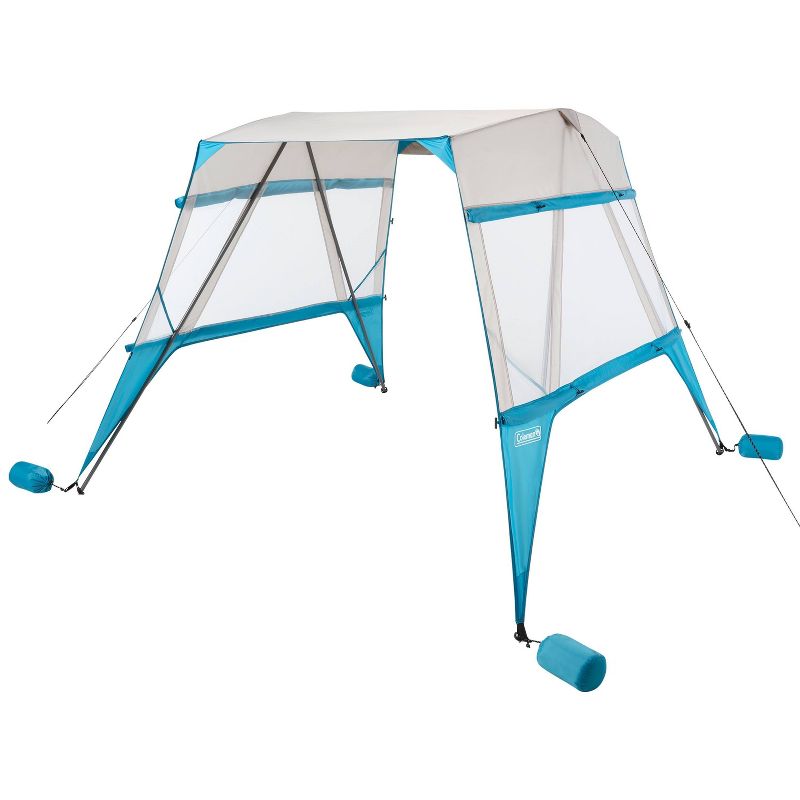 Coleman Go Shade Backpack 7&#39;x7&#39; Shelter - Caribbean Blue, 4 of 11