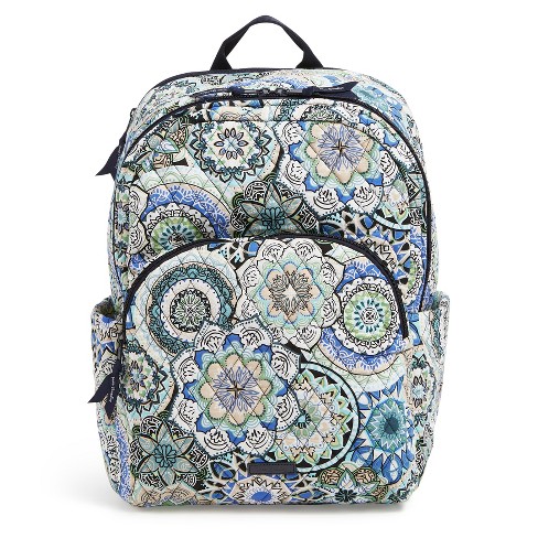 Vera Bradley Women s Outlet Cotton Essential Large Backpack Sketched Medallion Target