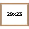 PosterPalooza | Photo Size Weathered Yellow Picture Frame - UV Acrylic, Foam Board Backing, Hanging Hardware - 2 of 4